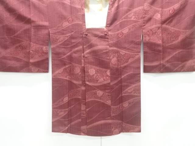 花模様織出し道行コート